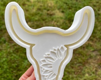 Sunflower Bull freshie mold | Silicone freshie MOLD | Freshie Mold | Silicone Mold | 354