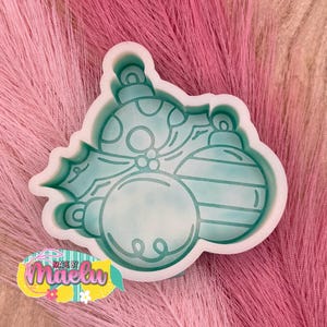 Forma do ozdoby z ostrokrzewem | Forma silikonowa do formowania | Forma do formowania | Forma silikonowa