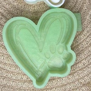 Forma do pieczenia w kształcie serca z łapką | Forma silikonowa do pieczenia | Forma do pieczenia | Forma silikonowa