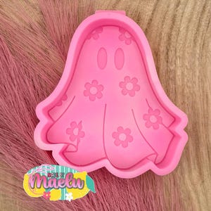 Floral Ghost freshie mold | Silicone freshie MOLD | Freshie Mold | Silicone Mold | F113