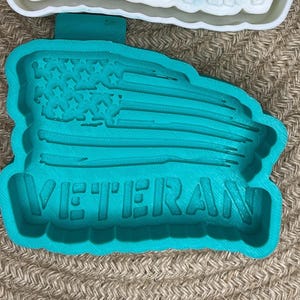 Forma do świeżych owoców z flagą weteranów | Forma silikonowa do świeżych owoców | Forma do świeżych owoców | Forma silikonowa