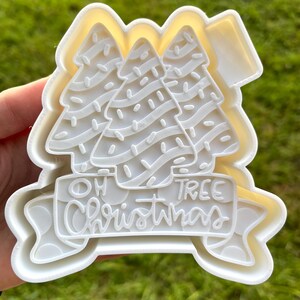 Moule à tarte sapin de Noël Oh Christmas | MOULE pour réfrigérateur en silicone | Moule Freshie | Moule en silicone