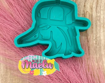 Duck with Backwards Hat freshie mold | Silicone freshie MOLD | Freshie Mold | Silicone Mold | 310