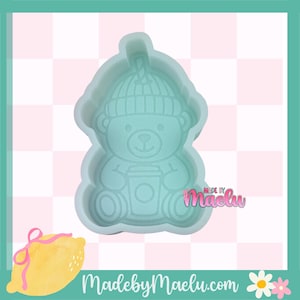 Forma do kubków Bear Cup Freshie | Silikonowa forma do kubków Freshie | Forma do kubków Freshie | Forma silikonowa