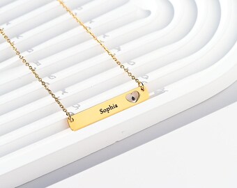 Forget Me Not Seed Stainless Steel Necklace, Miscarriage Keepsake Jewelry