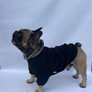 Sweatshirt for Frenchie/ French bulldog clothes - Black