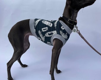 Cotton Dog T-shirt: Italian Greyhound & Whippet Summer Clothes