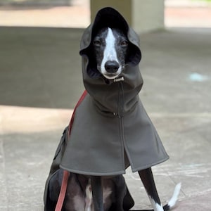 SoftShell=Coat for Whippet and Italian Greyhound/ Whippet clothes -Khaki