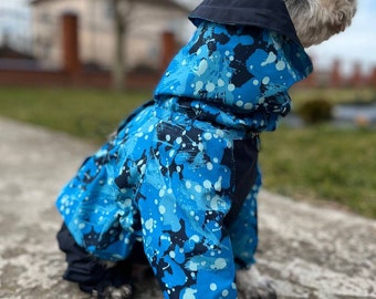 Waterproof raincoat for Dog, Dog coat, Dog Clothes, Pet Clothing,Colorful Waterproof,Rainproof,Windproof jacket .