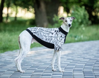Cotton t-shirt/T-shirt for Italian Greyhound and Whippet/Summer dog clothes
