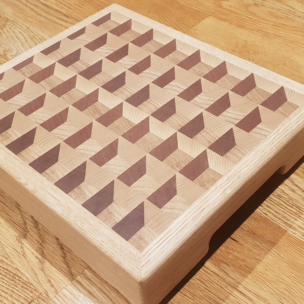 3d end grain chopping board