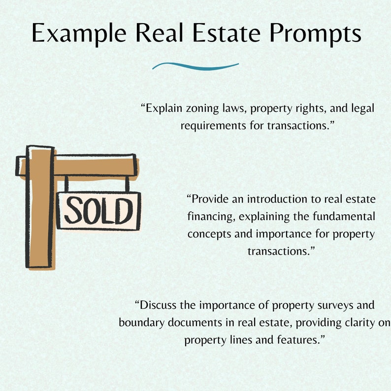 Prompt Realtor Real Estate Mega Prompt List for Chatgpt. 1150+, 19 Different ...