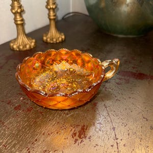 Imperial Glass Co Vintage marigold Carnival Glass Bowl