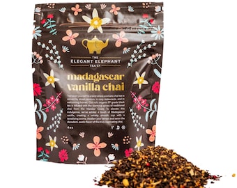 Luxury Madagascar Vanilla Chai Tea - Loose Leaf - 8 oz Pouch