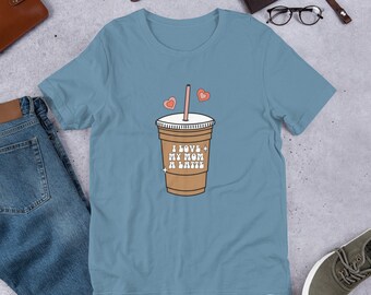 I Love My Mom A Latte, Retro Mama Shirt, Vintage Mama Shirt, Vintage Mother’s Day Shirt, Mother’s Day Gift, Funny Mom Shirt