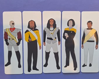 Star Trek Klingon Bookmarks (Set of 5)