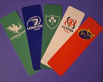 Irish Rugby Bookmarks: Set of 5