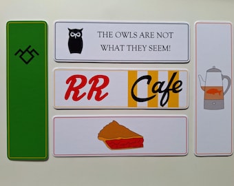 Twin Peaks Bookmark Bookmarks (Set of 5)