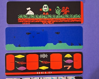 Amstrad CPC Game Bookmarks: Retro Gaming Gift, Set of 5