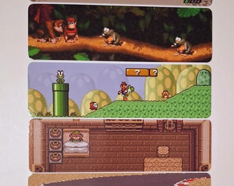 SNES (Super Nintendo Entertainment System) Bookmarks (Set of 5)