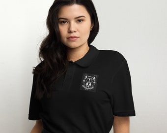 Unisex Piqué-Poloshirt Bullyfriend französische Bulldogge french bulldog