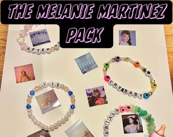 The Melanie Martinez Pack | Melanie Martinez Bracelets | Melanie Martinez | Melanie Martinez Inspired Bracelets | Melanie Martinez Stickers