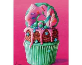 Cupcake Art Print