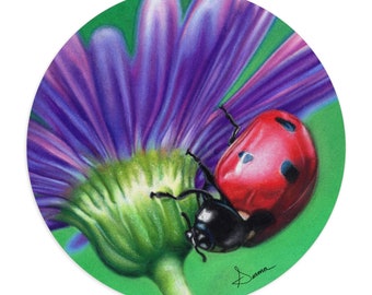 Ladybug Mouse Pad