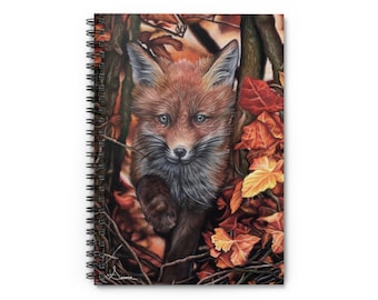 Fox Spiral Notebook - Ruled Line