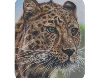 Alfombrilla de ratón leopardo