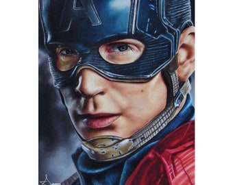 Capitán América Lámina artística
