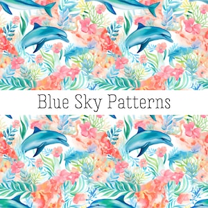 Dolphin Seamless Pattern