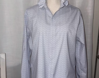 Ladies Ruffle Neck Blouse