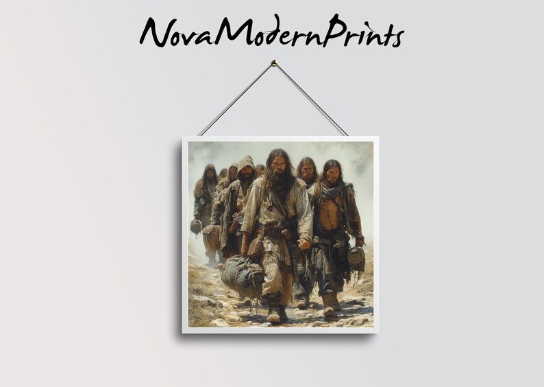 Printable Neolithic People Version 1 Wall Art Downloadable Digital - Etsy