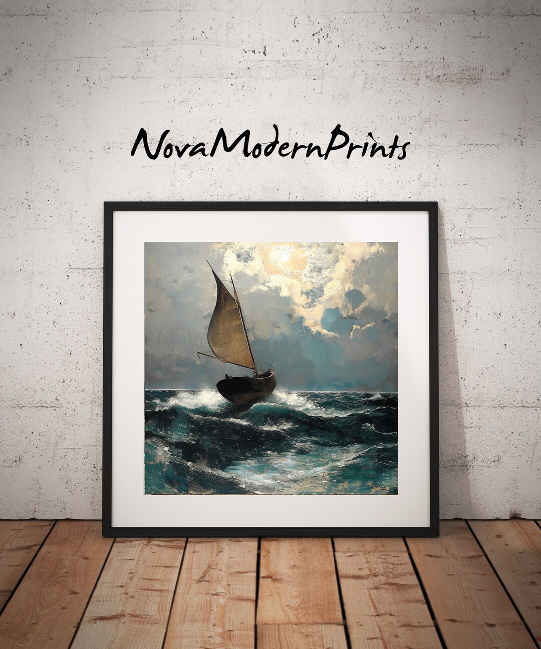 Printable Seascape Version 3 Wall Art Downloadable Digital - Etsy