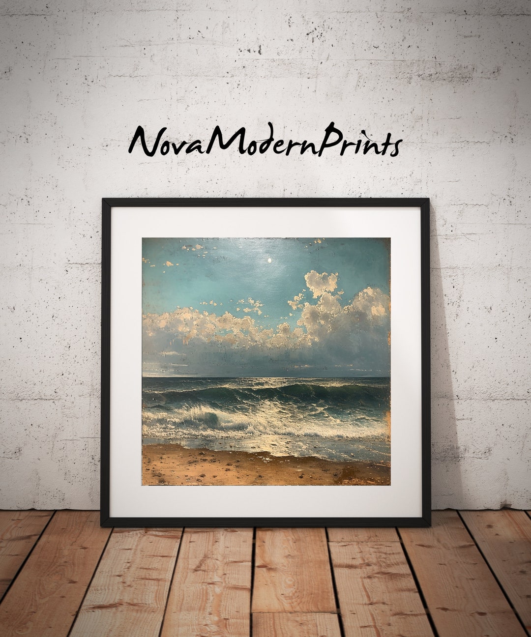 Printable Seascape Version 2 Wall Art Downloadable Digital - Etsy
