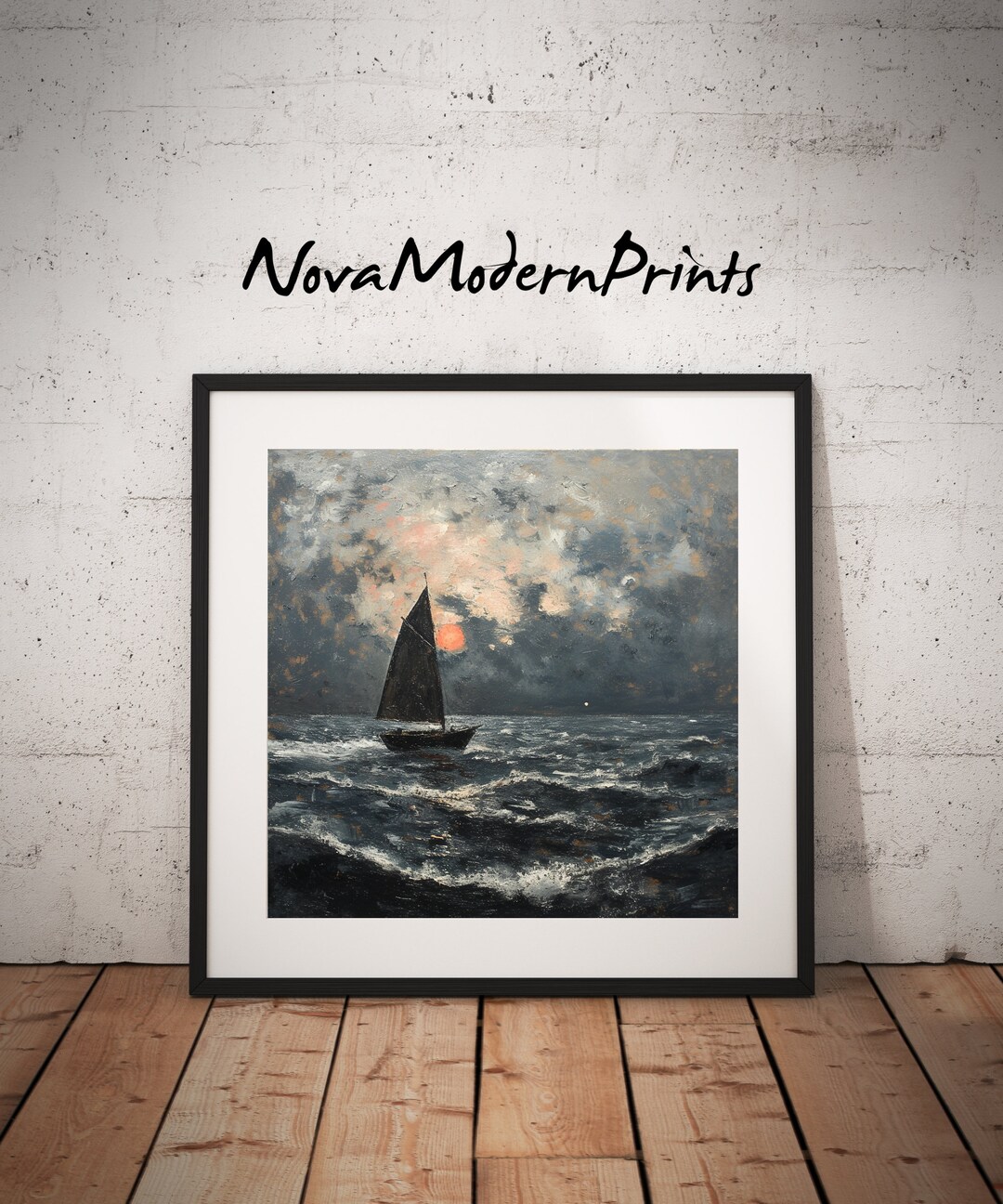 Printable Seascape Version 4 Wall Art Downloadable Digital - Etsy