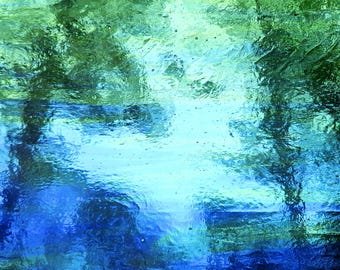 Wissmach Blue and Green 96 coe fusible