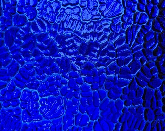Cobalt Blue, Figure C, 220, Wissmach, stained glass sheet