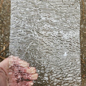 Five Dollar Bin, Clears, 8x6, stained glass sheets