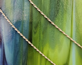 16g tinned copper wire, 5ft, stained glass supplies