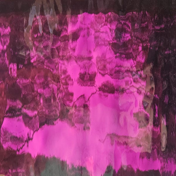 Deep Purple, Waterglass, 96coe, fusible, Stained Glass Sheet, Oceanside