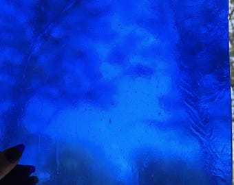 Royal Blue, Kokomo, 611, stained glass sheet