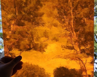 Orange Cathedral, Stained glass sheet