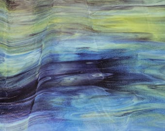 Peacock Feathers, Armstrong, 6634, Stained glass sheets