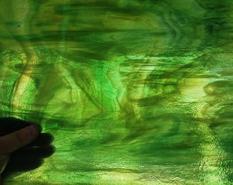 Green Fields, Armstrong, 0444, Stained glass sheets