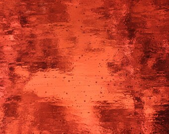 Orange/red transparent, Gold Tone, 90coe, fusible, Wissmach, 90-10, Stained glass sheet
