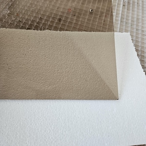 Champagne pink, smooth, 2mm, stained glass sheet