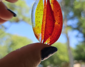 Fire, Cabochon, fused glass, jewelry making, 96 coe, jewelry pack,  wire wrapping
