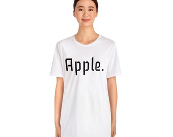 Apple shirt - Apple Sweatshirt - Apple Garden Food Screen Print T-Shirt, Foodie Gardening Clothing Gift, Graphic Tee